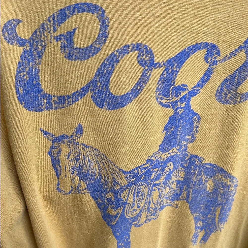 Coors Banquet Cowboy Tee – Western Graphic (Unisex Large) - Picture 7 of 7
